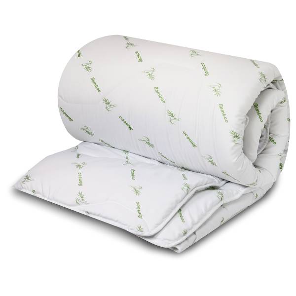 Couette Bamboo Vert - percale de fibres de bambou - 240 x 700 cm