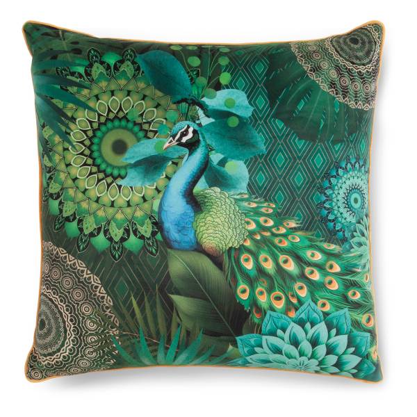 Dekokissen No.33134 Dunkelgrün - Samt