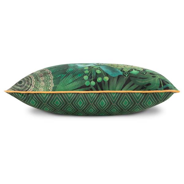 Dekokissen No.33134 Dunkelgrün - Samt