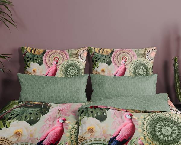 Kopfkissenbezug No.33173 Dunkelgrün - Baumwollsatin