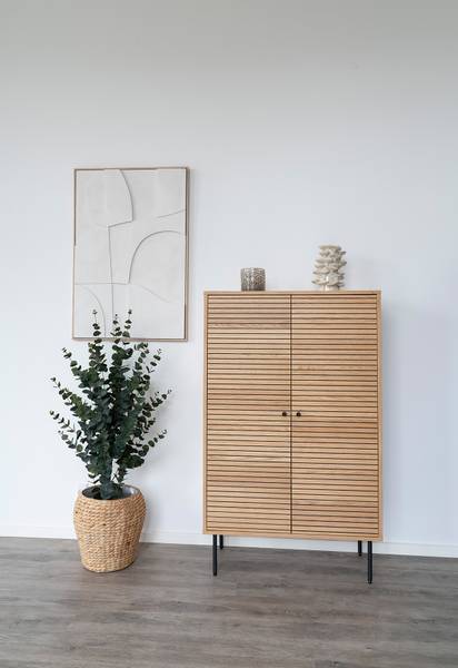 Dekofigur Beben Beige - Steingut - 18 x 24 x 15 cm