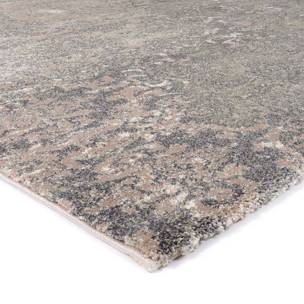 Kurzflorteppich Palmara Isle Polypropylen - Grün / Beige - 65 x 130 cm