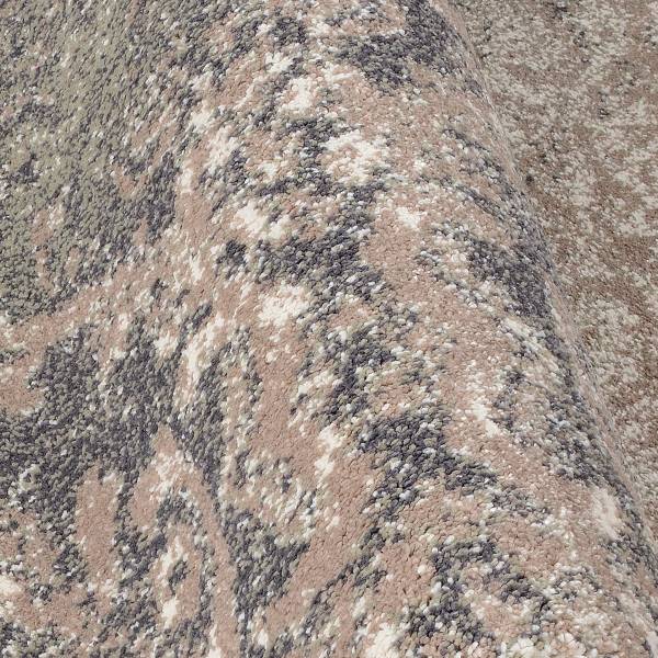 Kurzflorteppich Palmara Isle Polypropylen - Grün / Beige - 65 x 130 cm
