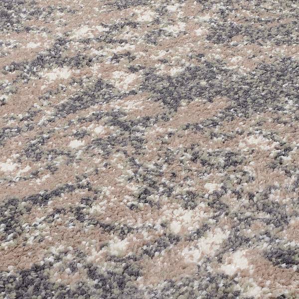 Kurzflorteppich Palmara Isle Polypropylen - Grün / Beige - 65 x 130 cm