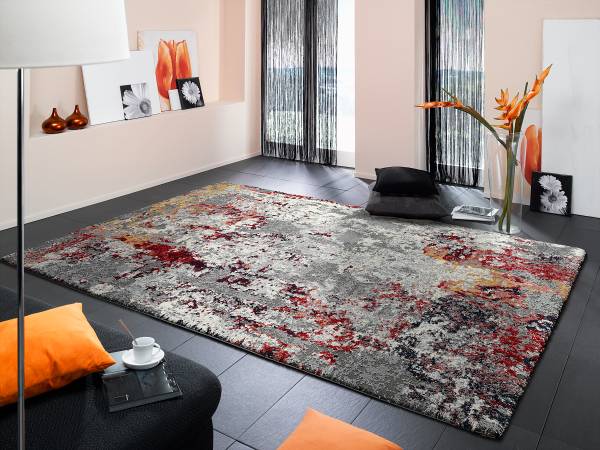 Laagpolig vloerkleed Meteora Cascade polypropeen/polyester - meerdere kleuren - 80 x 150 cm