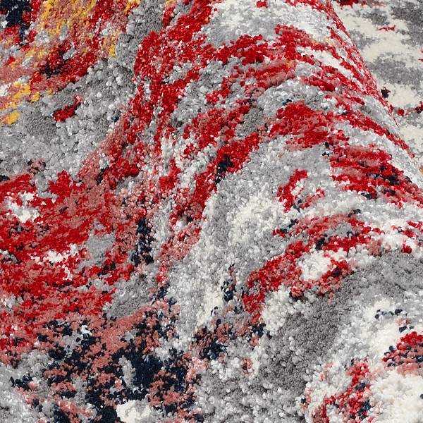 Laagpolig vloerkleed Meteora Cascade polypropeen/polyester - meerdere kleuren - 80 x 150 cm