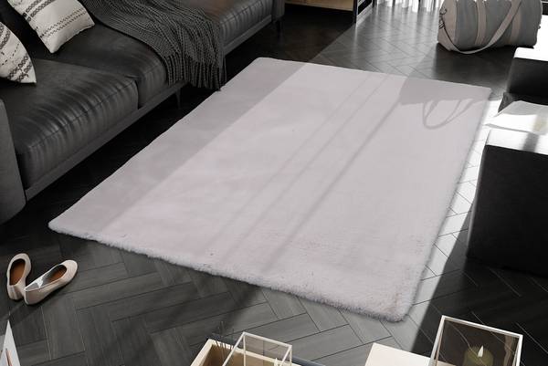 Tappeto di pelo sintetico Lavabile Soft poliestere - Color cappuccino - 67 x 130 cm
