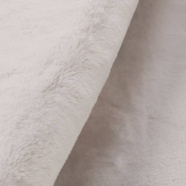 Kunstfellteppich Lavabile Soft rund Polyester - Cappuccino - Durchmesser: 120 cm