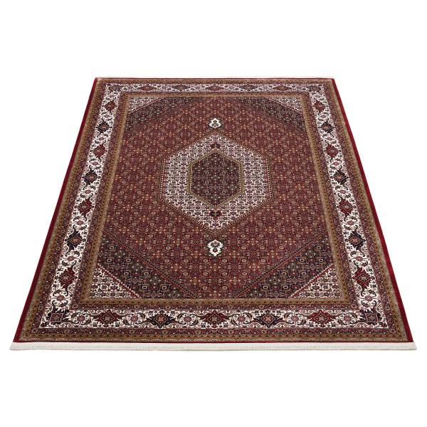 Tapis à poils courts Caravansary Viscose - Rouge - 120 x 180 cm