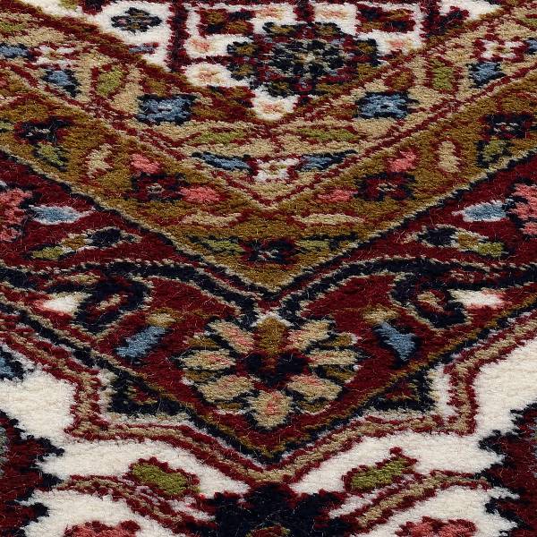 Tapis à poils courts Caravansary Viscose - Rouge - 120 x 180 cm