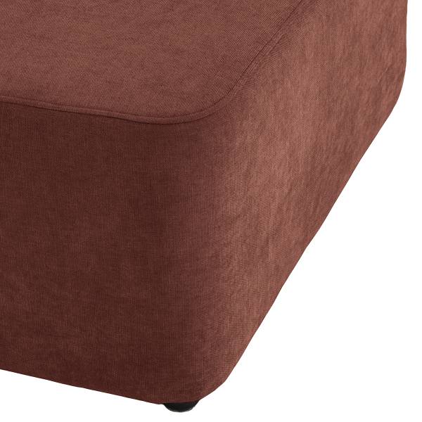 Poggiapiedi NECO Microfibra Wiam: rosso marrone
