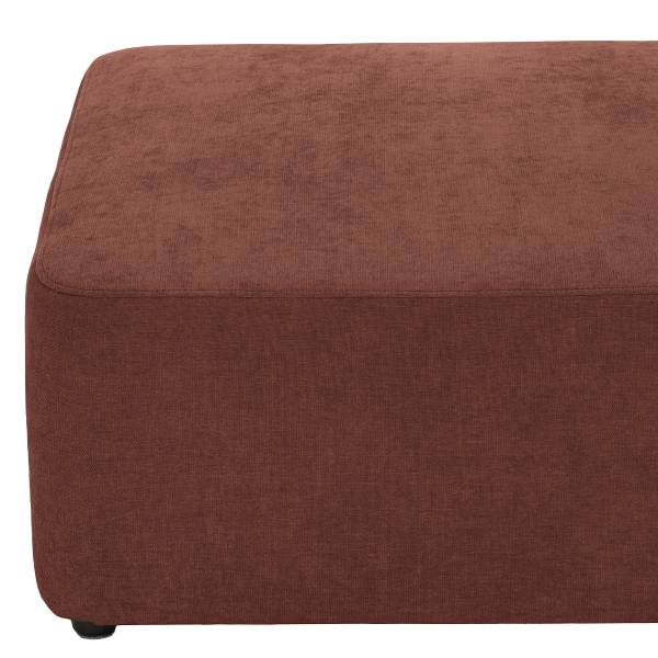 Poggiapiedi NECO Microfibra Wiam: rosso marrone