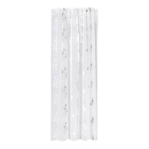 Rideau à pattes Sauza Blanc - Tissu - 140 x 245 cm