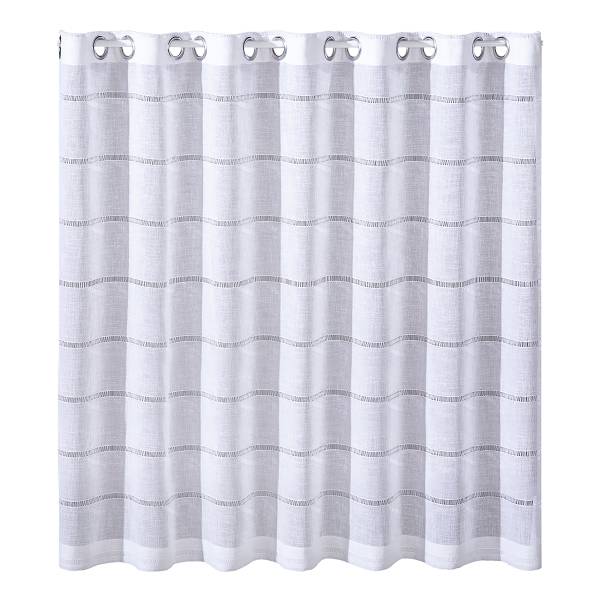 Voilage Ajhar Blanc - Tissu - 90 x 140 cm
