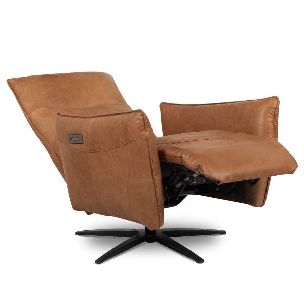 Relaxsessel Mozolum Echtleder Arelia: Cognac