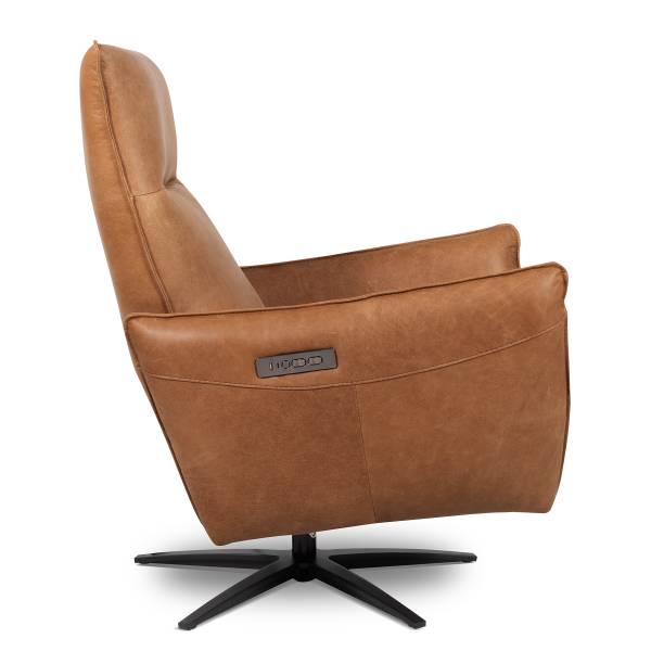 Relaxsessel Mozolum Echtleder Arelia: Cognac