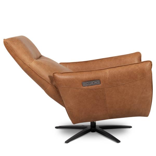 Relaxsessel Mozolum Echtleder Arelia: Cognac