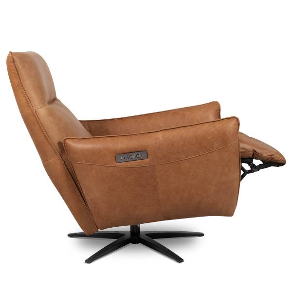 Relaxsessel Mozolum Echtleder Arelia: Cognac