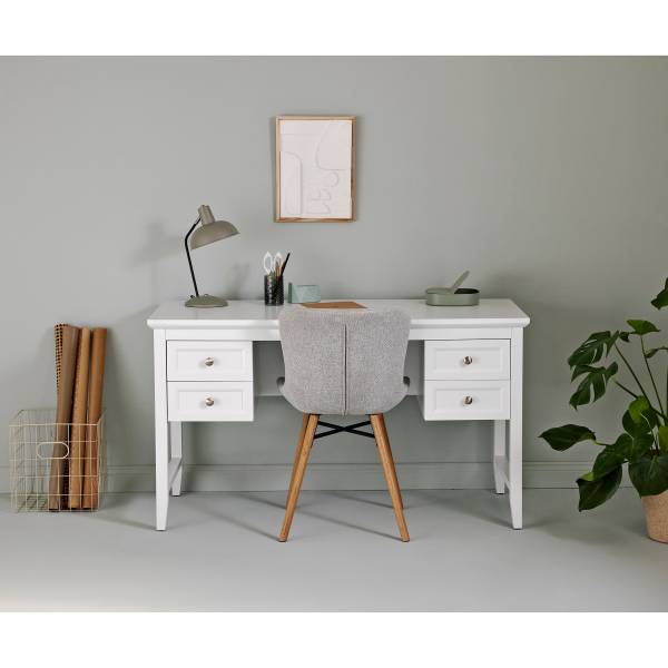 Scrivania angolare Loseya bianco