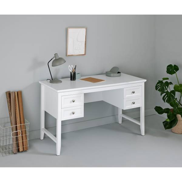 Scrivania angolare Loseya bianco