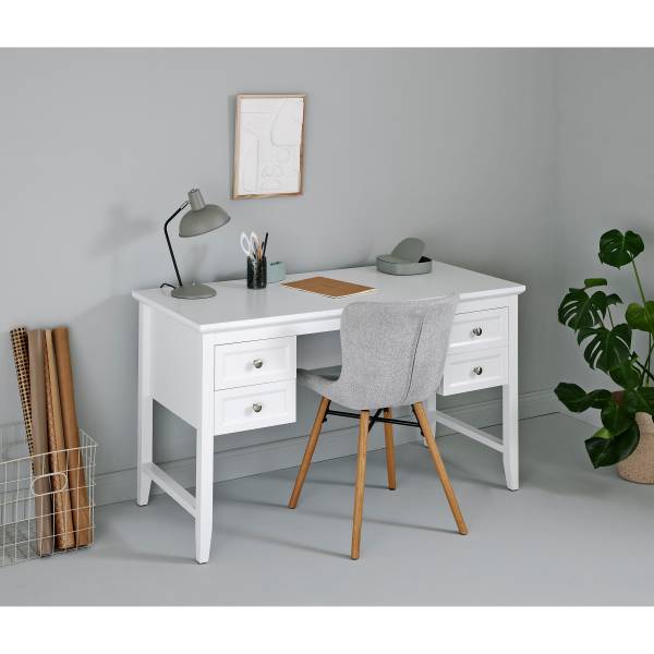 Scrivania angolare Loseya bianco