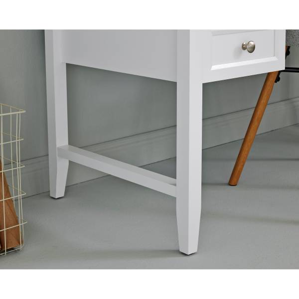 Scrivania angolare Loseya bianco