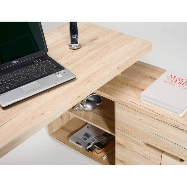 Hoekbureau Youzui Sanremo eikenhouten look