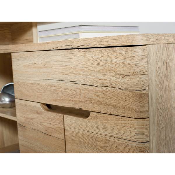 Hoekbureau Youzui Sanremo eikenhouten look