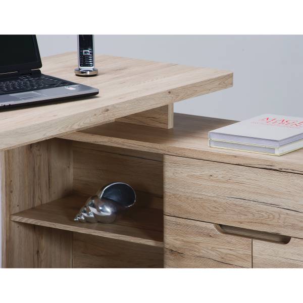 Hoekbureau Youzui Sanremo eikenhouten look