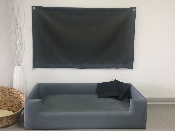 Protection murale Juwe Imitation cuir - Gris