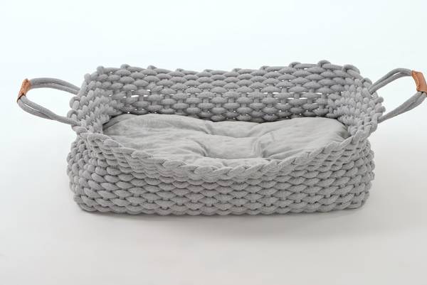 Letto per cani Holly Gr. 2 Poliestere - Grigio