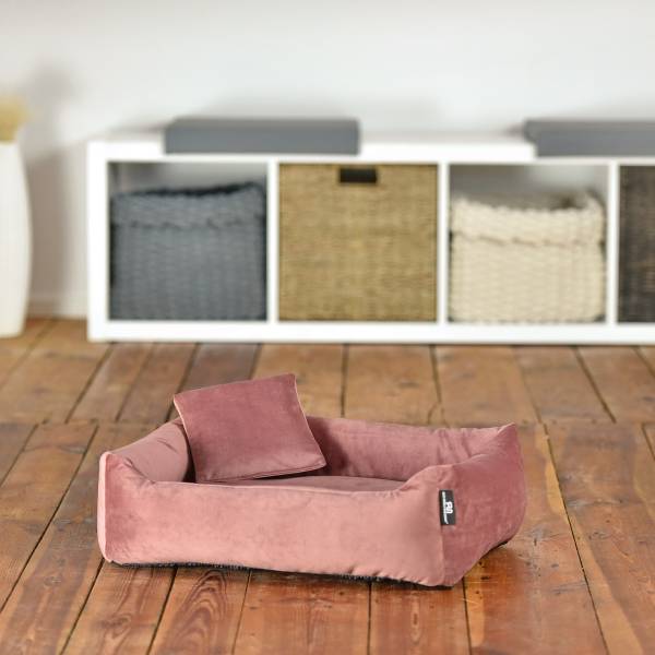 Hundesofa Pwai Gr. 2 Samt - Rosé