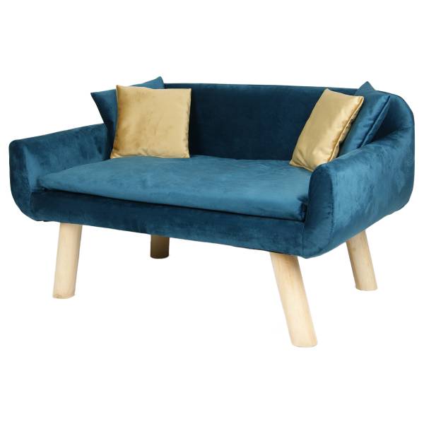 Canapé pour chien Nando - Taille 1 Polyester - Bleu pétrole