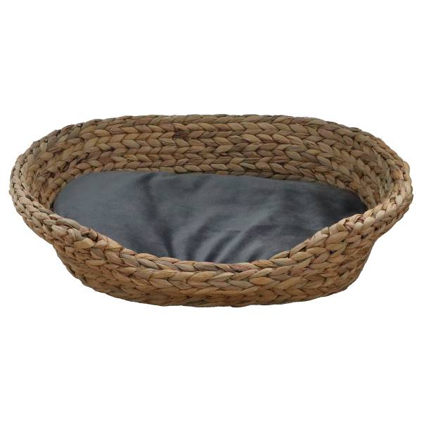 Letto per cani e gatti Yway Gr. 1 Giacinto d’acqua / Velluto - Grigio
