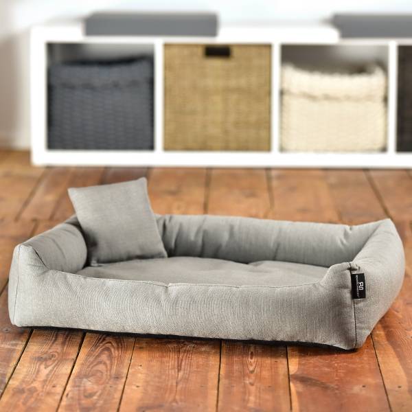 Hondenbank Haew Gr. 3 polyester - grijs