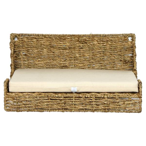 Wandmulde Sooe Wasserhyazinthe / Baumwollstoff - Beige