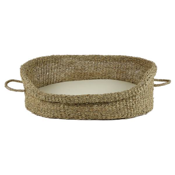 Cesto per gatti Fews Gr. 2 Alga / Cotone - Marrone / Beige