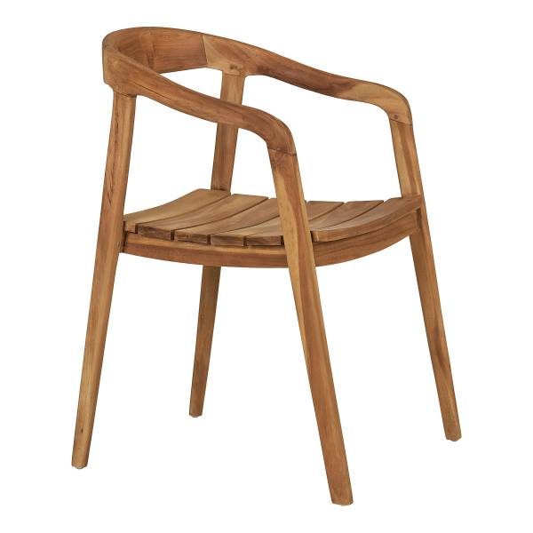 Gartenstuhl Otero 2er-Set Massivholz Teak