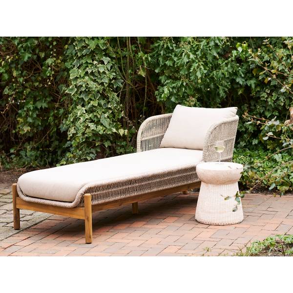 Tavolino Bonn B Marrone - Argilla - 37 x 43 x 37 cm