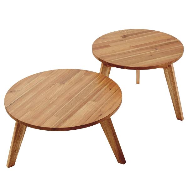 Beistelltisch-Set ROPE ISLAND 2-tlg. Akazienholz - Natur
