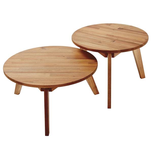 Beistelltisch-Set ROPE ISLAND 2-tlg. Akazienholz - Natur