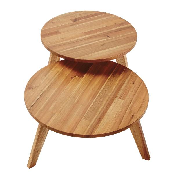 Beistelltisch-Set ROPE ISLAND 2-tlg. Akazienholz - Natur