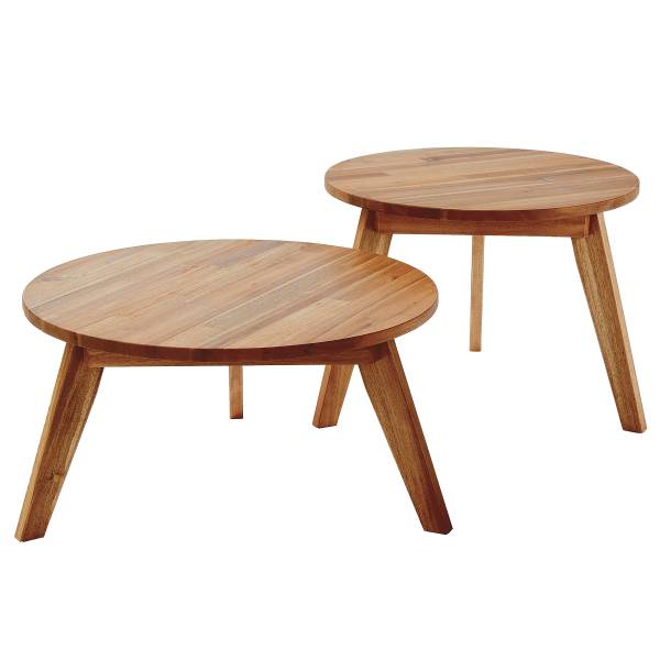 Beistelltisch-Set ROPE ISLAND 2-tlg. Akazienholz - Natur