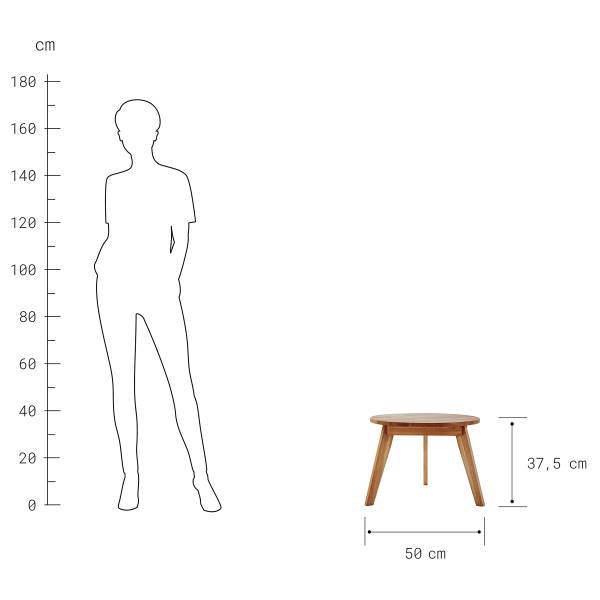 Beistelltisch-Set ROPE ISLAND 2-tlg. Akazienholz - Natur