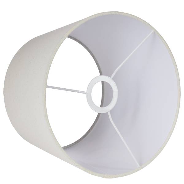 Lampada da tavolo VERICE Lino / ceramica - Crema / tortora