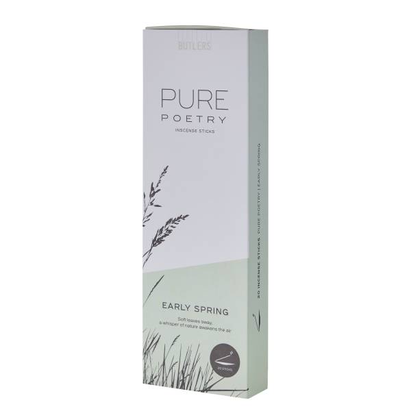 Wierookstokjes PURE POETRY Early Spring beige - bamboe - 6 x 3 x 20 cm