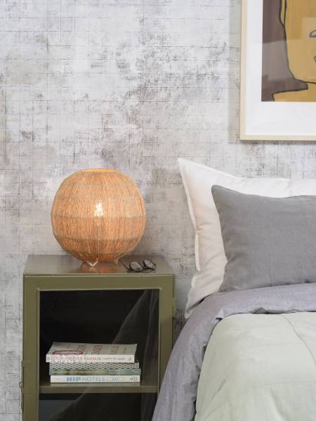 Tischleuchte Iguazu Typ C Jute - Beige