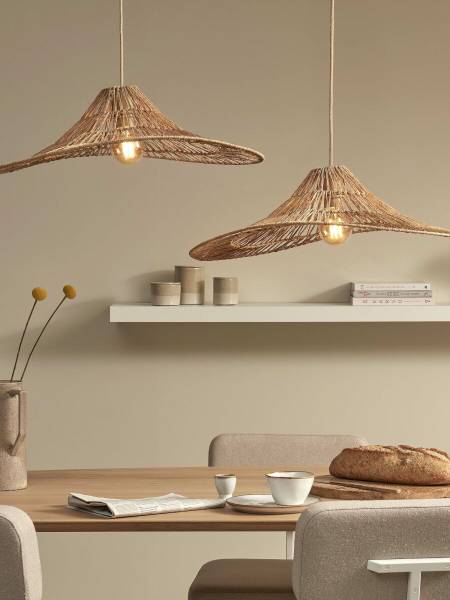 Pendelleuchte Cuzco Jute - Beige