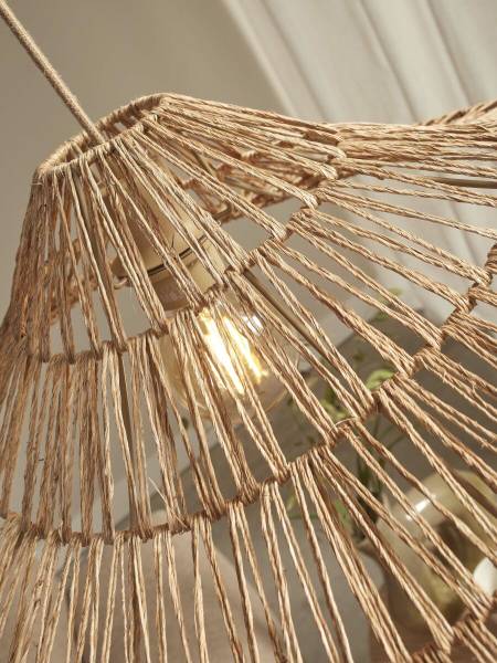 Pendelleuchte Cuzco Jute - Beige