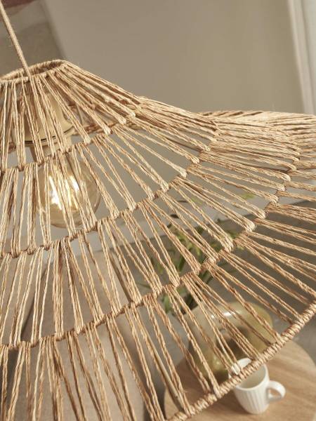 Pendelleuchte Cuzco Jute - Beige